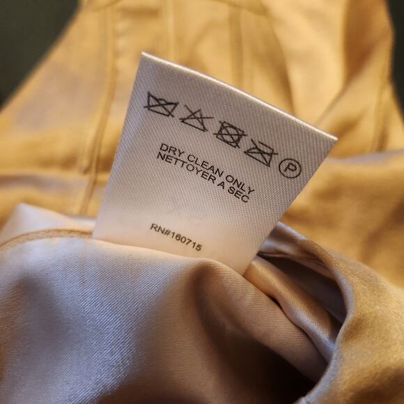 Retrofete Rozik Bodysuit in Nude Off the Shoulders Size XS NWT Satin Silk - Picture 12 of 12